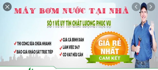 Thợ sửa máy bơm nước tại nhà quận phú nhuận